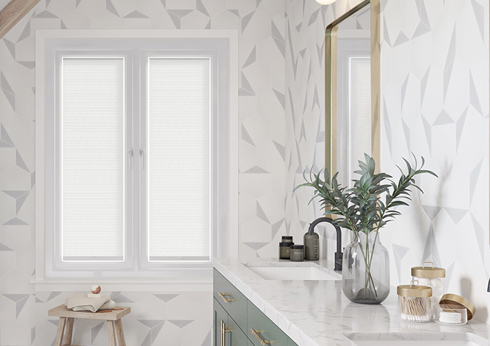 Obscura, Crystal White - Stick Fit Honeycomb Blind - Image 6